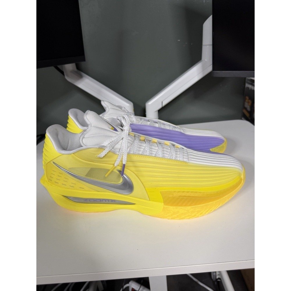 Nike Air Zoom G.T. Cut 3 Turbo NBA "Los Angeles Lakers" Size 15 HV9918-500 Shed